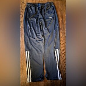 adidas Black Sweatpants with White Stripes